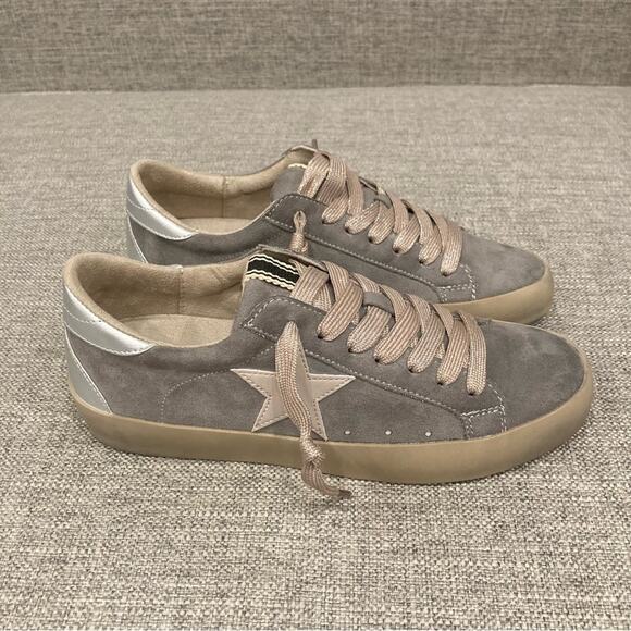 NEW ShuShop Paula Women’s Sneakers in Grey Suede New in Box size 6.5 - Picture 1 of 5